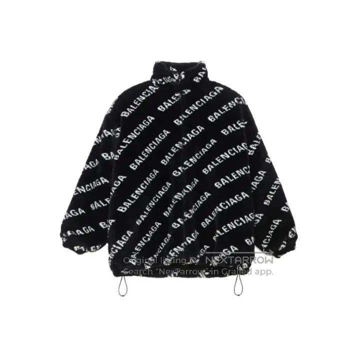 Balenciaga Balenciaga Logo Print Oversized Zip Jacket. Size US M / EU 48-50 / 2 - 1 Thumbnail