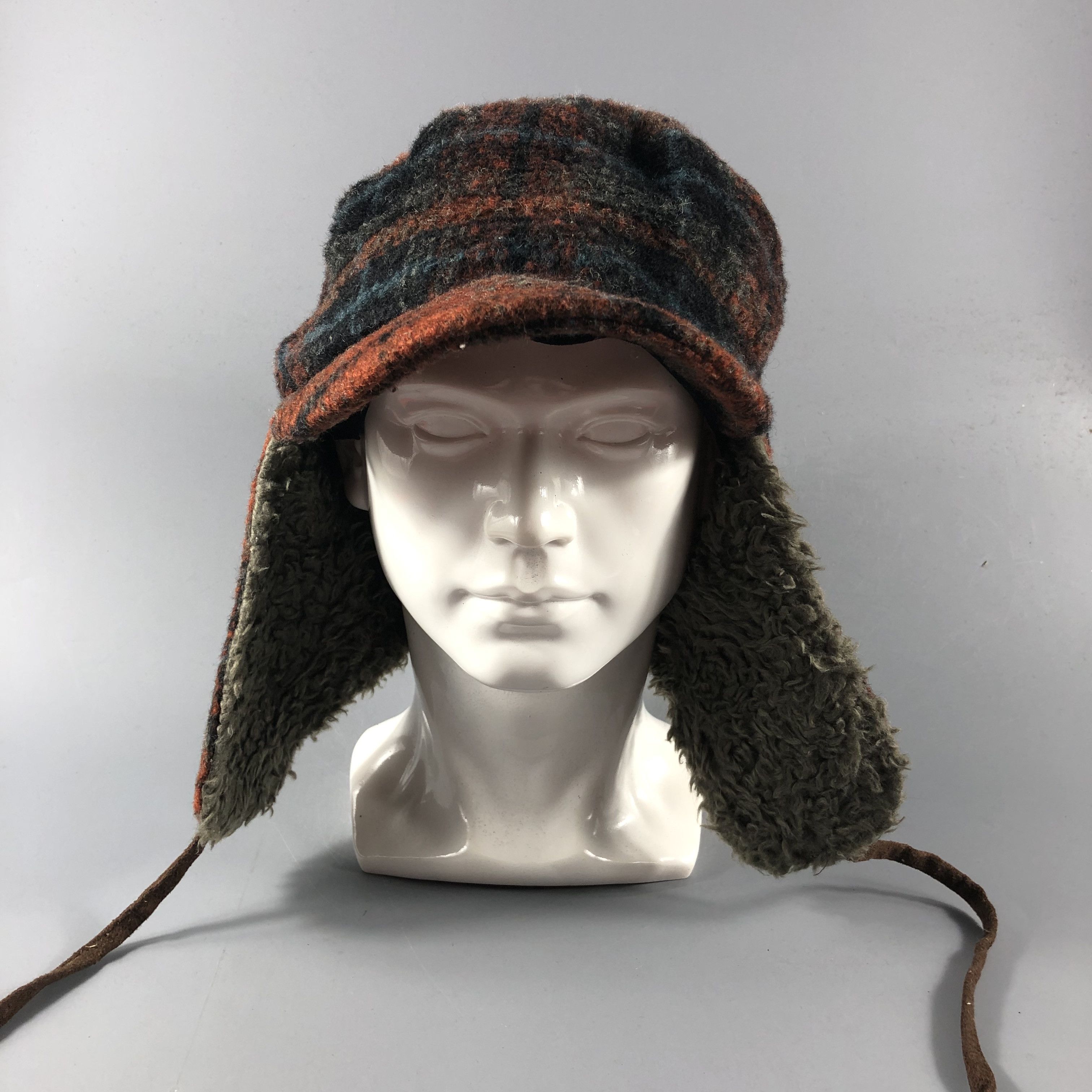 Vintage Ushanka Earflap Beanie Snow Hat Snow Cap B507 Size ONE SIZE - 2 Thumbnail