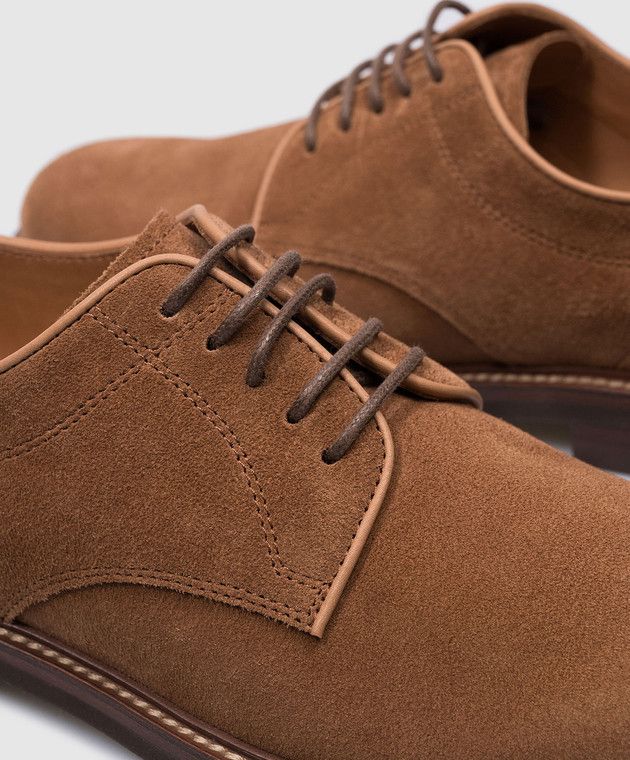 Brunello Cucinelli o1w1db10125 Derby Shoes in Brown Size US 12 / EU 45 - 5 Thumbnail