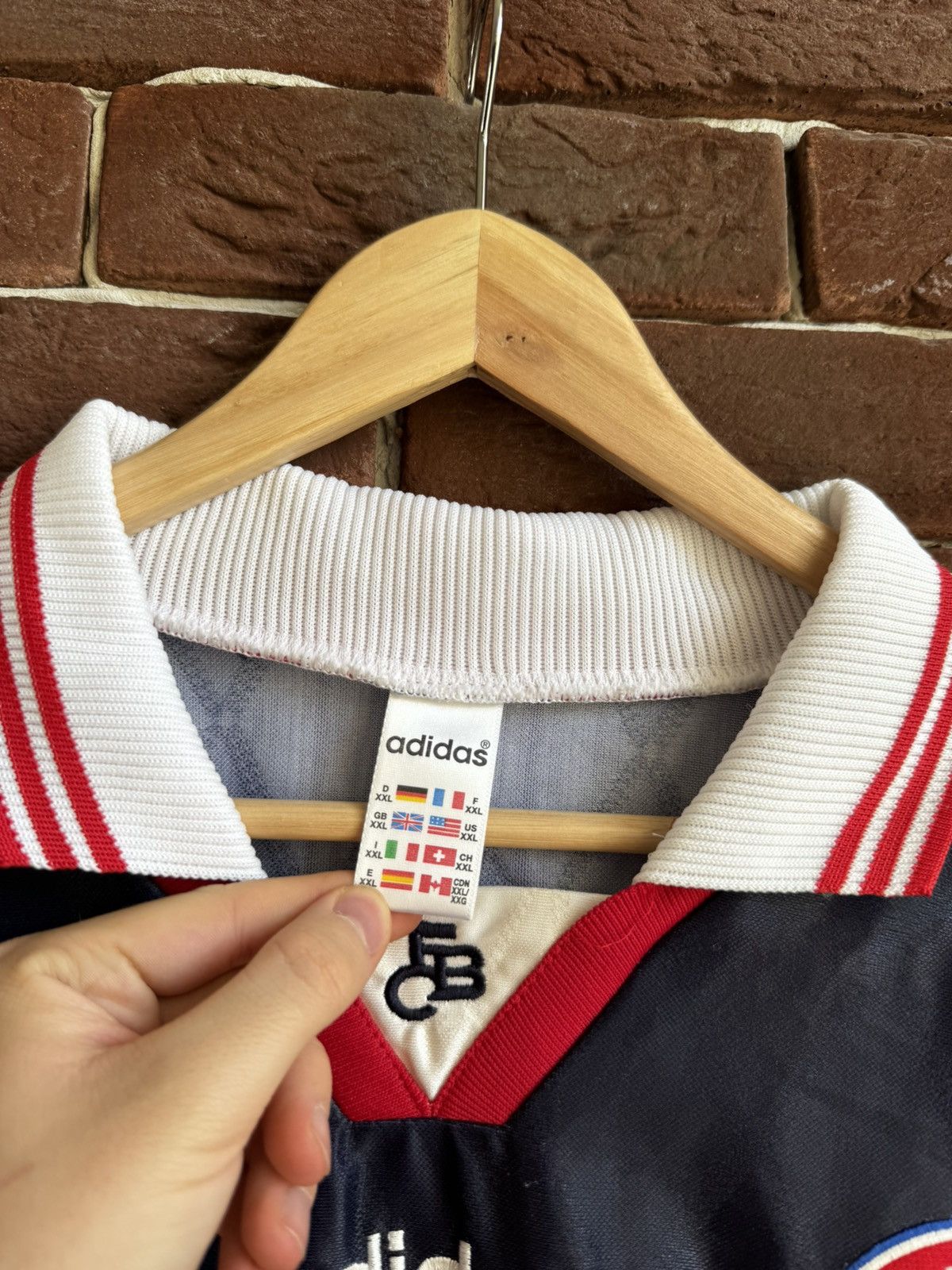 Vintage Rare Vintage 90s Adidas FC Bayern Munich Jersey XL 1997/1998 Size US XXL / EU 58 / 5 - 5 Thumbnail