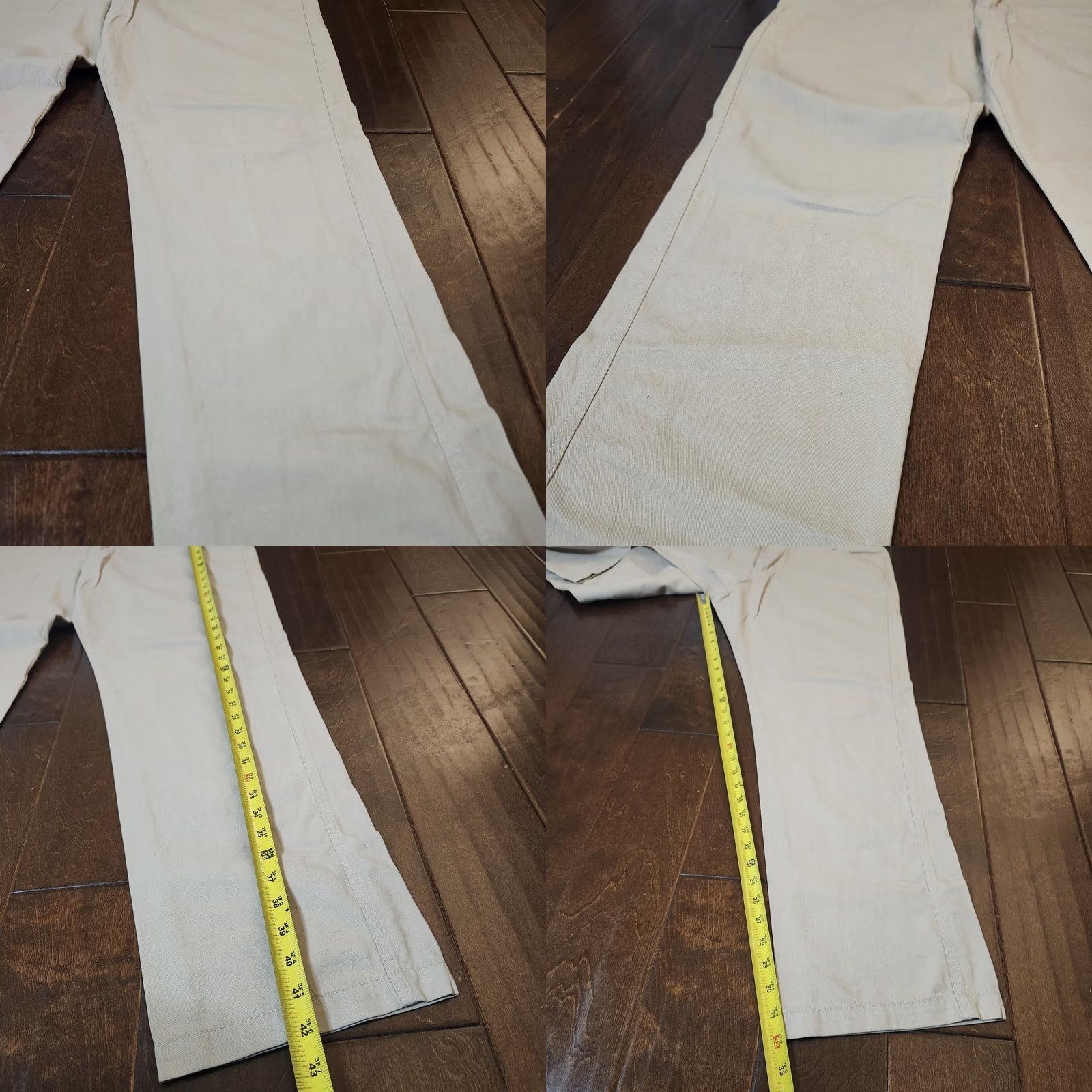Vintage Columbia Mens Classic Beige Regular Fit Chino Pants - Size 36X34 - Minor Stains Size US 36 / EU 52 - 8 Thumbnail