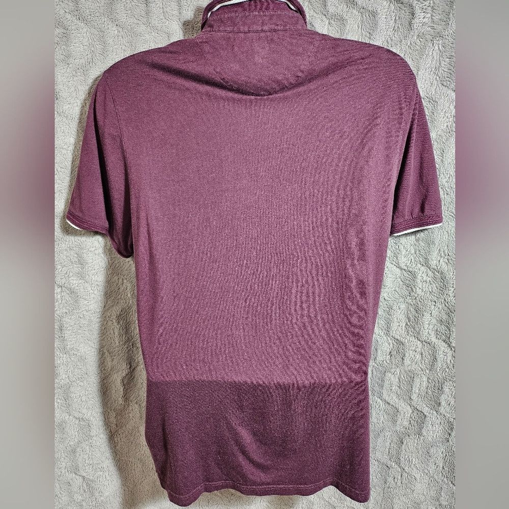 Ted Baker Ted Baker Mens Polo Shirt Purple 6 XL Size US XL / EU 56 / 4 - 4 Thumbnail