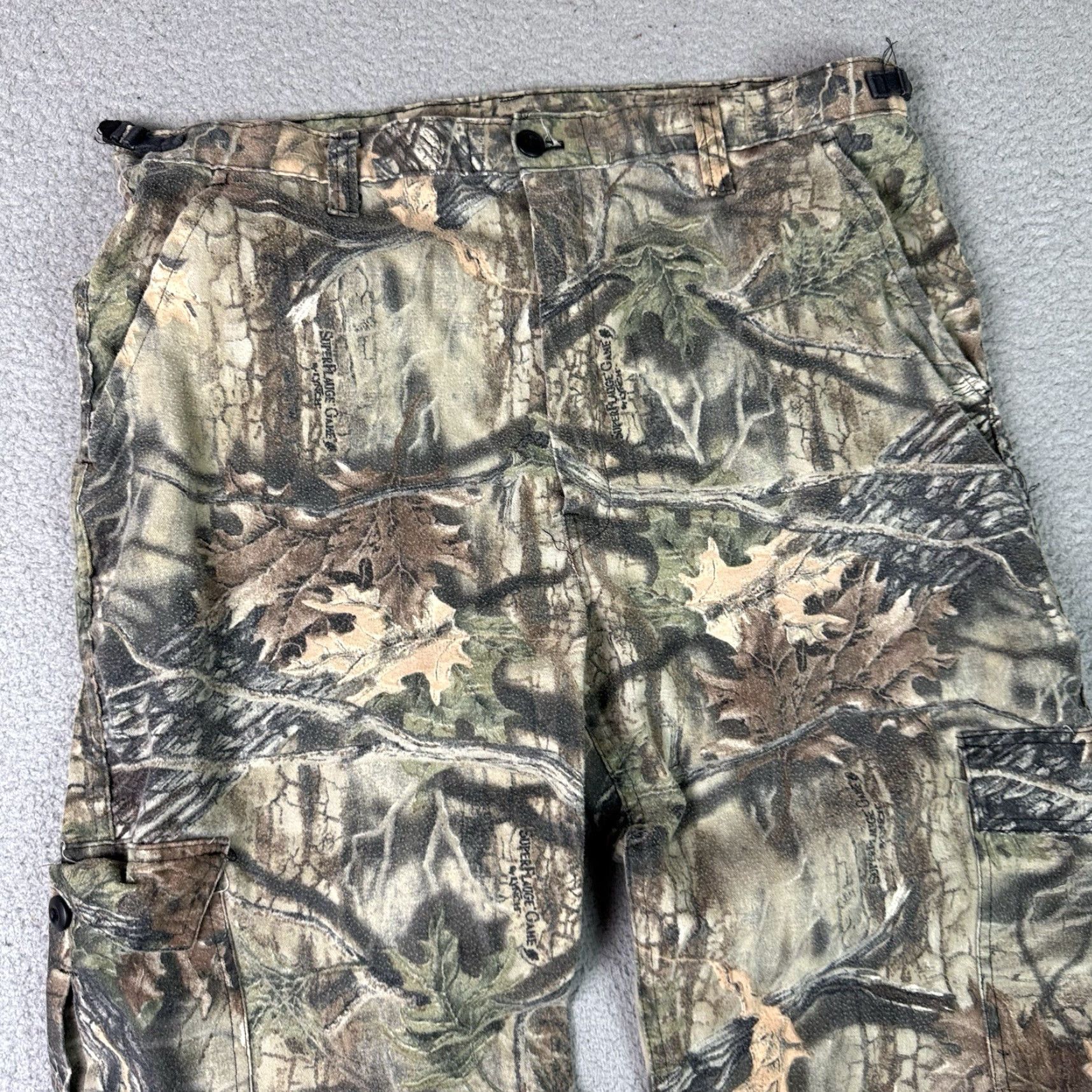 Vintage VINTAGE Lynch Trebark Camo Pants Mens XL Brown Adjustable Superflauge Cargo Size US 36 / EU 52 - 3 Thumbnail