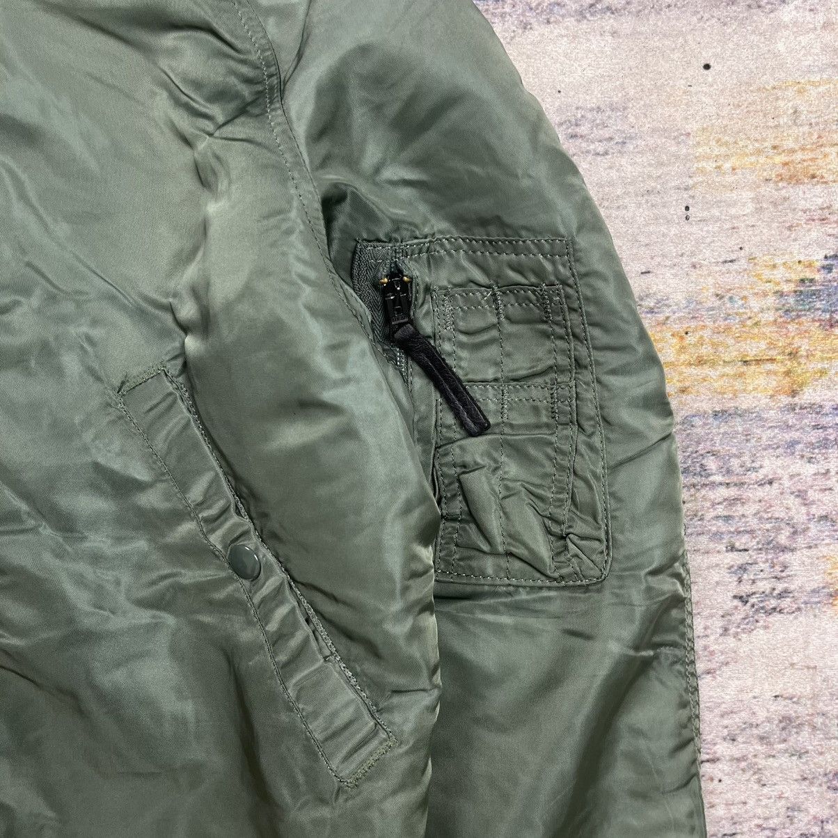 Alpha Industries Vintage Alpha industries attached hood N-2b bomber jacket Size US S / EU 44-46 / 1 - 6 Thumbnail