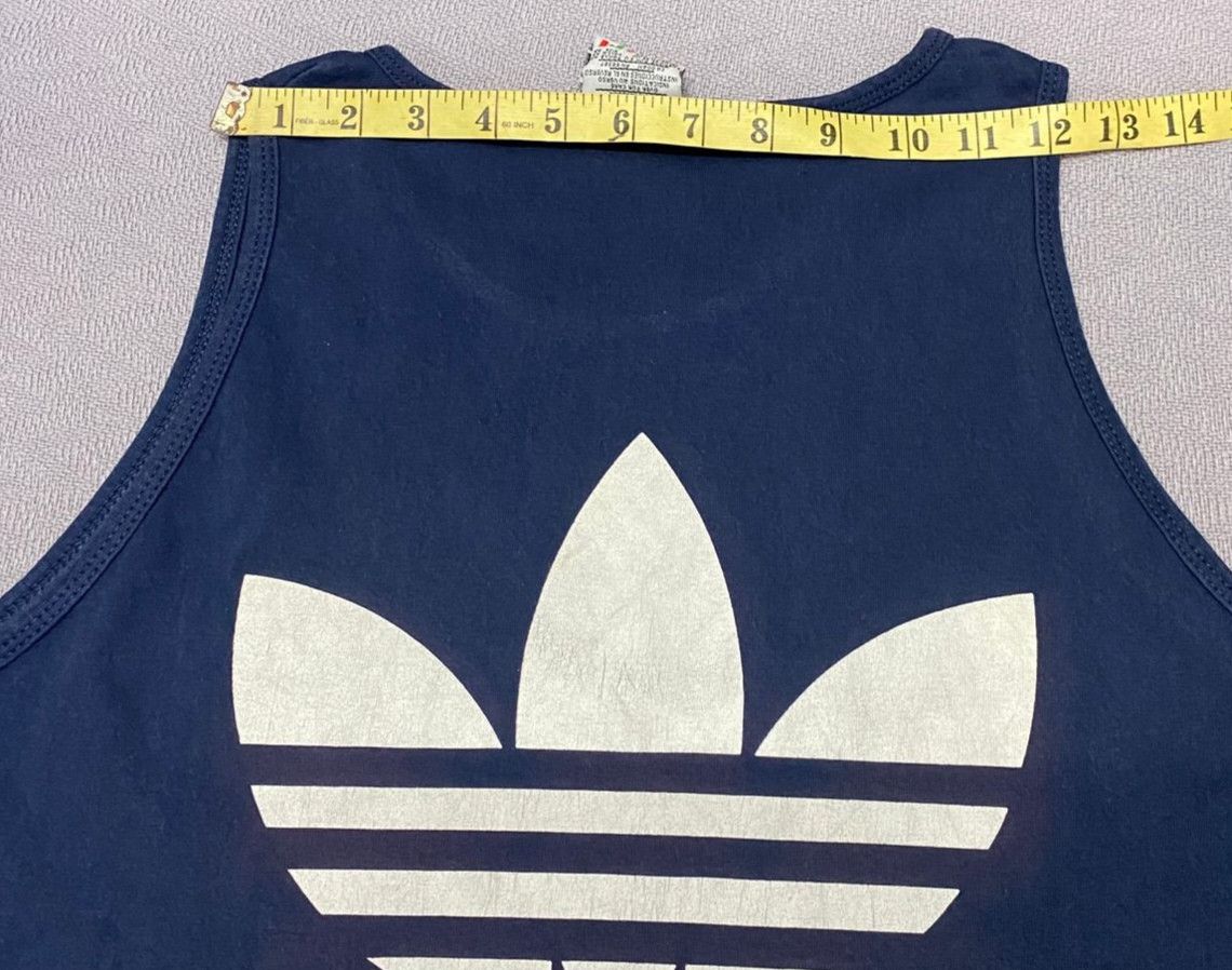 Adidas Vintage 90s Adidas Big Logo Singlet Size US M / EU 48-50 / 2 - 5 Thumbnail