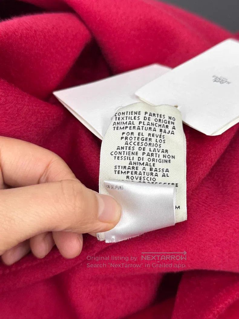 Hermes Hermes Red Cashmere Coat Size XXS / US 00 / IT 34 - 7 Thumbnail