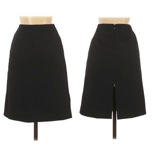 Other Costume National Italian Wool Skater Skirt Sz 4 Black Honeyc Size 27" / US 4 / IT 40 - 1 Thumbnail