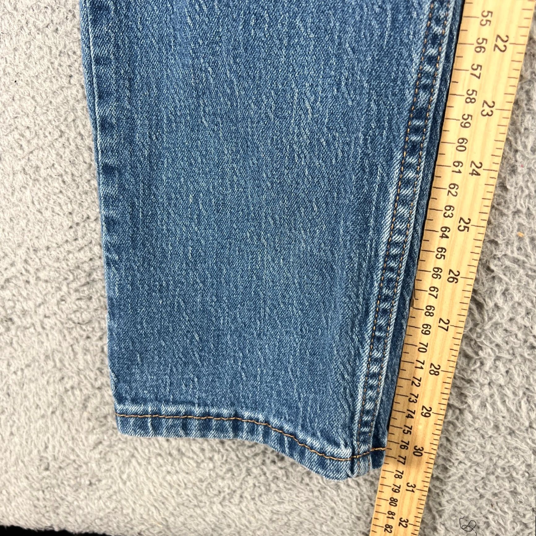 Levi's Levis 511 Jeans Mens 32x32 Slim Denim Straight Leg Blue Medium Wash Stretch Size US 32 / EU 48 - 3 Thumbnail