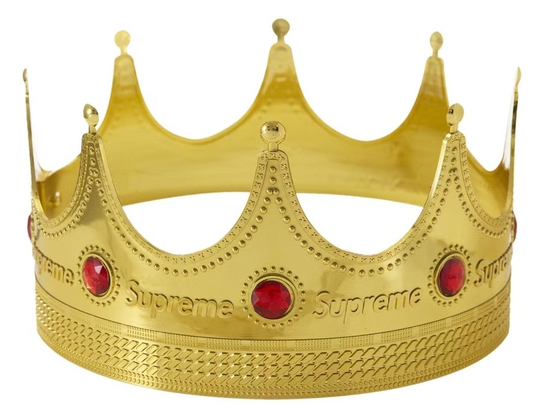 Supreme Supreme Gold Crown Free Gift SS26 Red Jewels BRAND NEW Size ONE SIZE - 8 Thumbnail