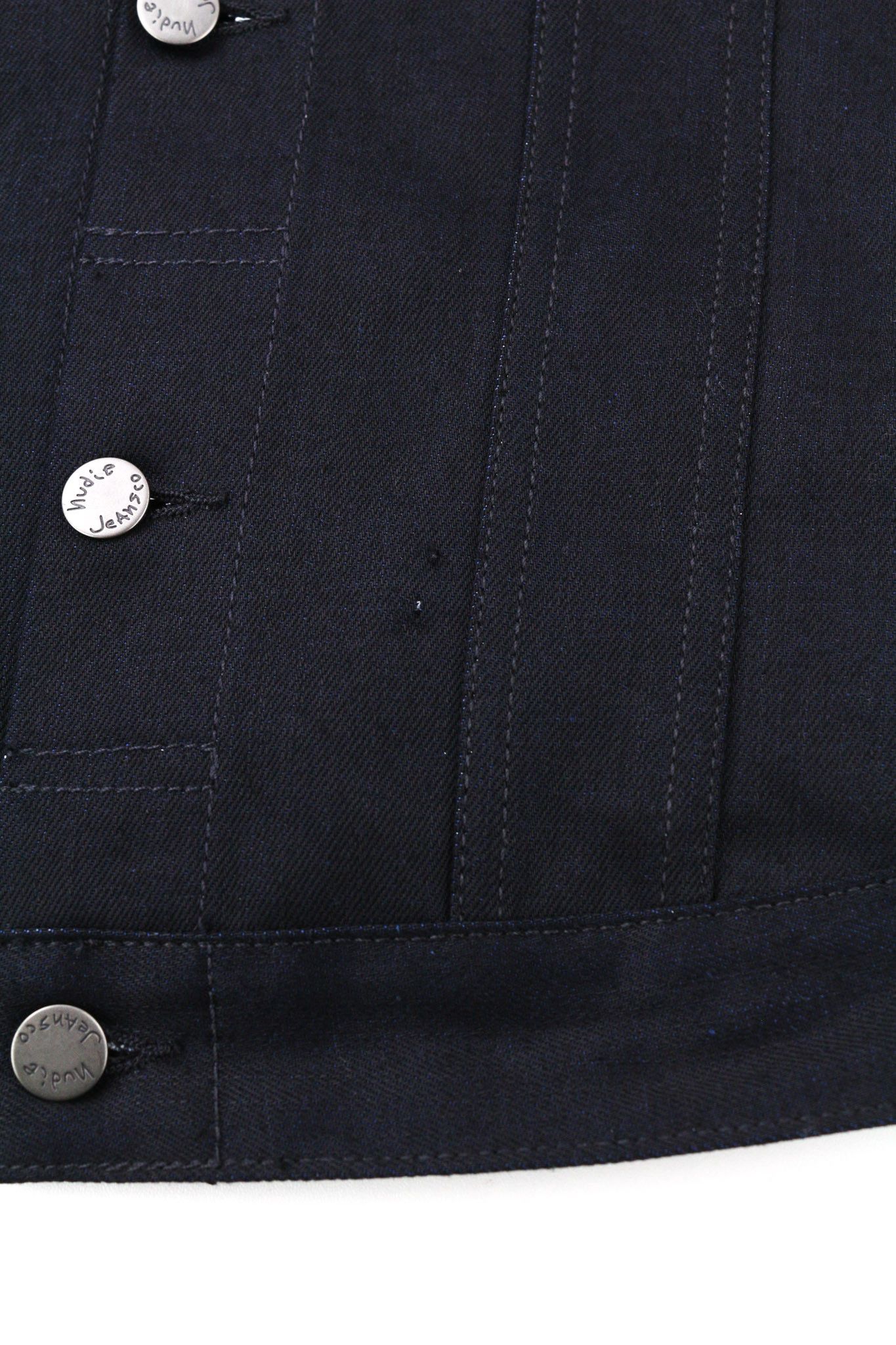 Nudie Jeans BILLY S Denim Dry Black Cotton Buttoned Jacket 80745 Size US S / EU 44-46 / 1 - 7 Thumbnail