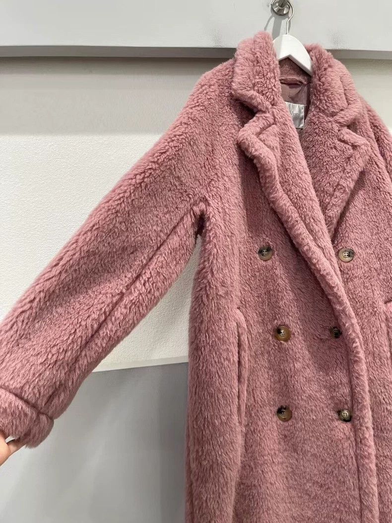 Max Mara Max Mara Pink Teddy Coat Size S / US 4 / IT 40 - 5 Thumbnail