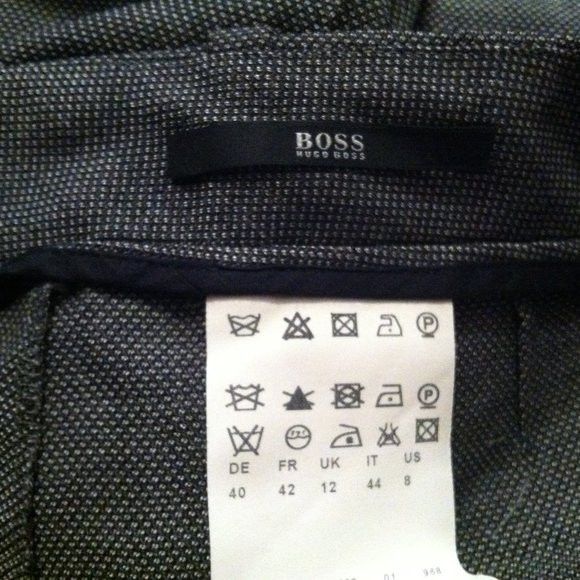 Hugo Boss HUGO BOSS WOMEN'S 78%VIRGIN WOOL 20%VISCOSE DRESS PANTS 8/29 Size 30" / US 8 / IT 44 - 10 Thumbnail