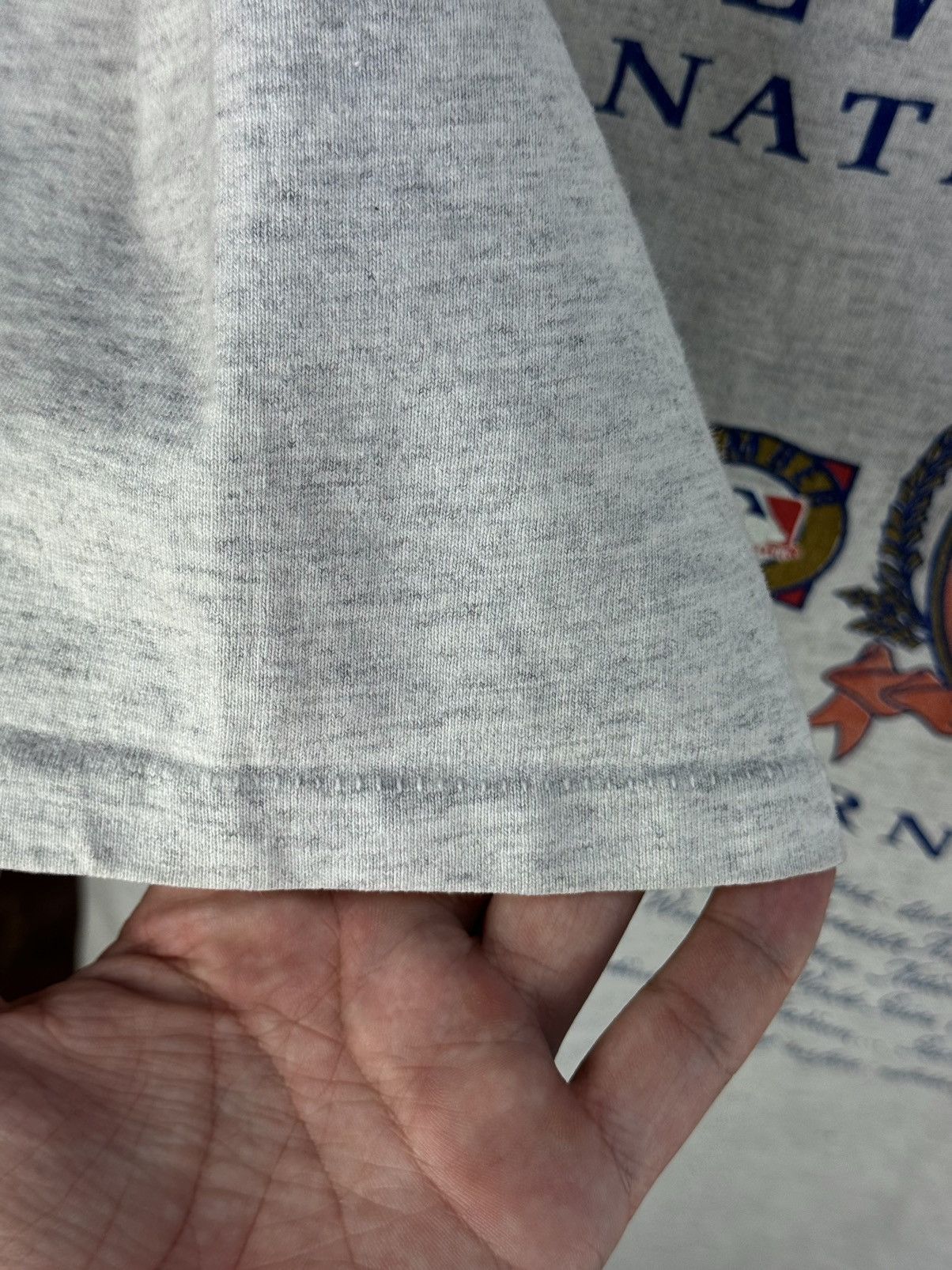 Nutmeg × Vintage NEW YORK METS Nutmeg Mills MLB Made in USA Vintage T-Shirt Size US M / EU 48-50 / 2 - 8 Thumbnail