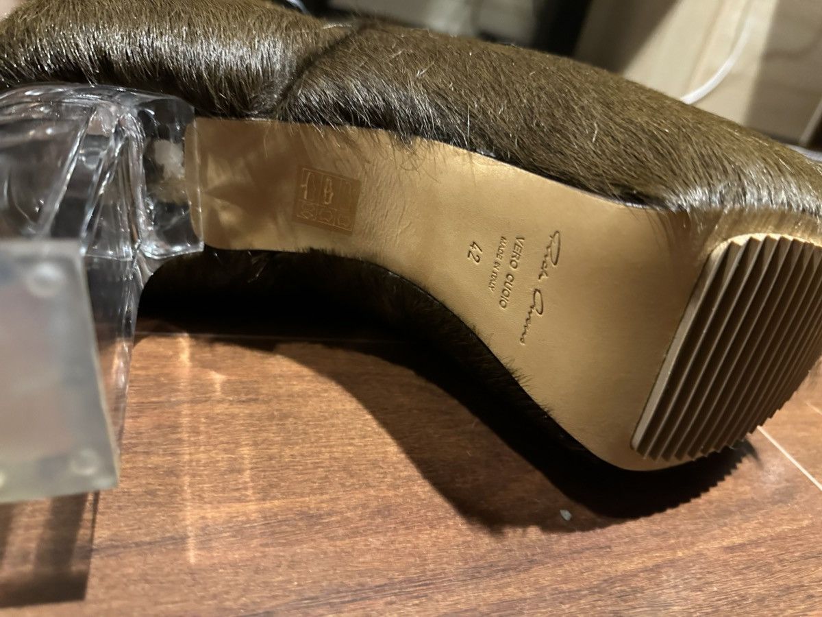 Rick Owens Rick owens fur calf-splint-brace kiss heels sz 42 Size US 9 / EU 42 - 7 Thumbnail