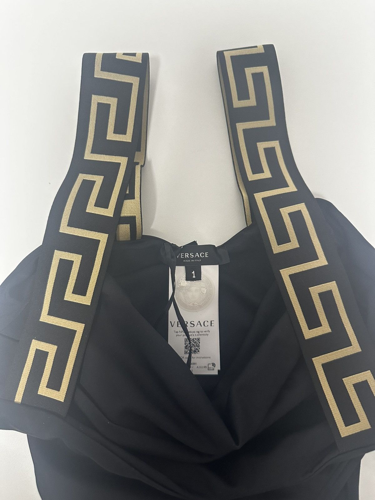 Versace Versace Black One-piece Swimsuit Size S / US 4 / IT 40 - 4 Thumbnail