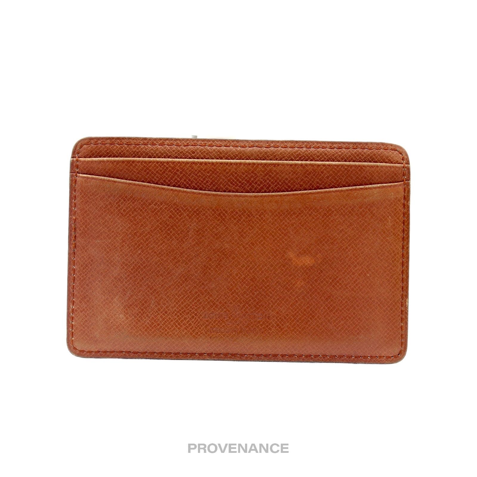 🔴 Louis Vuitton Card Holder Wallet - Monogram Small f
