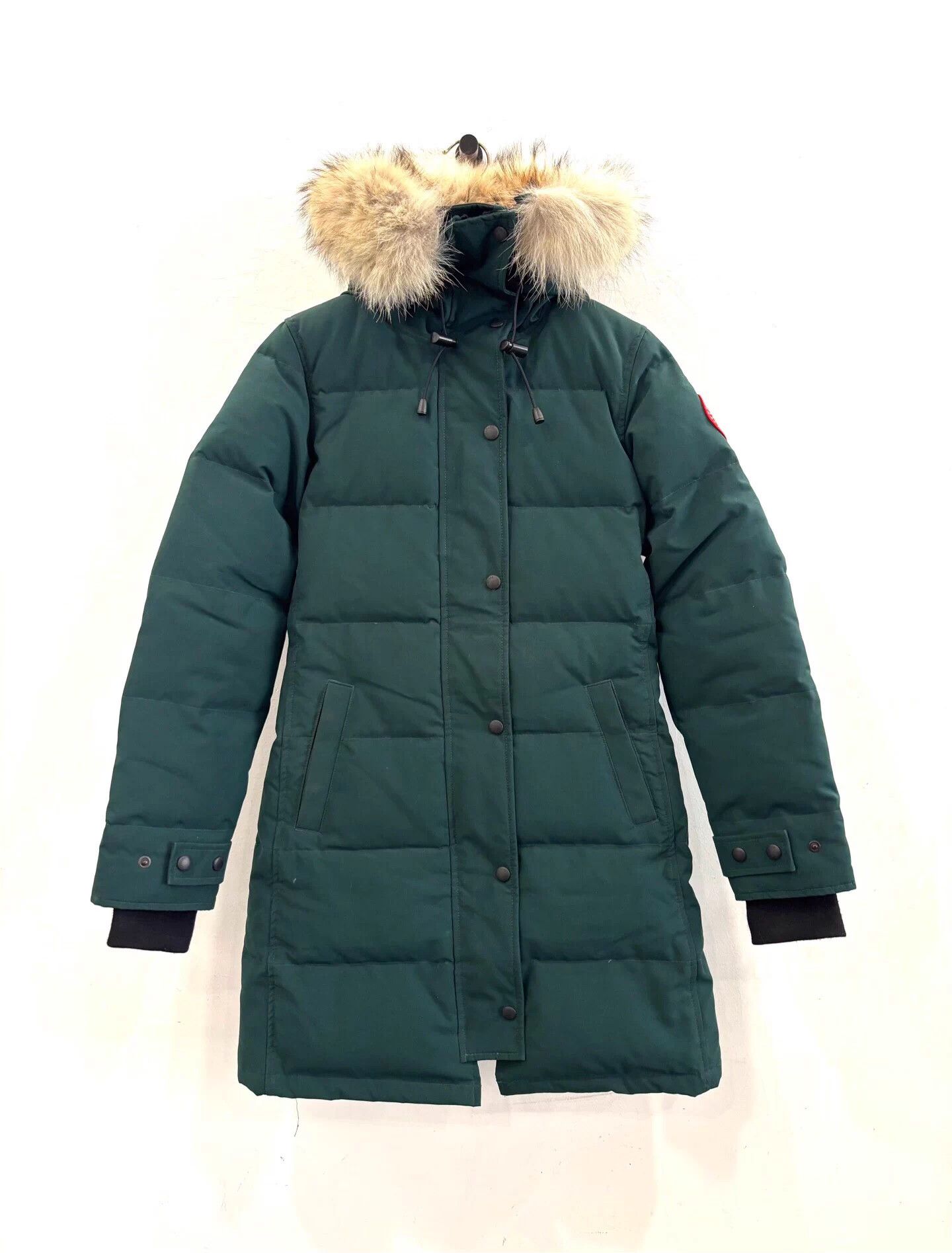 Canada Goose Shelburne Women Lagoon Green XXS Coat