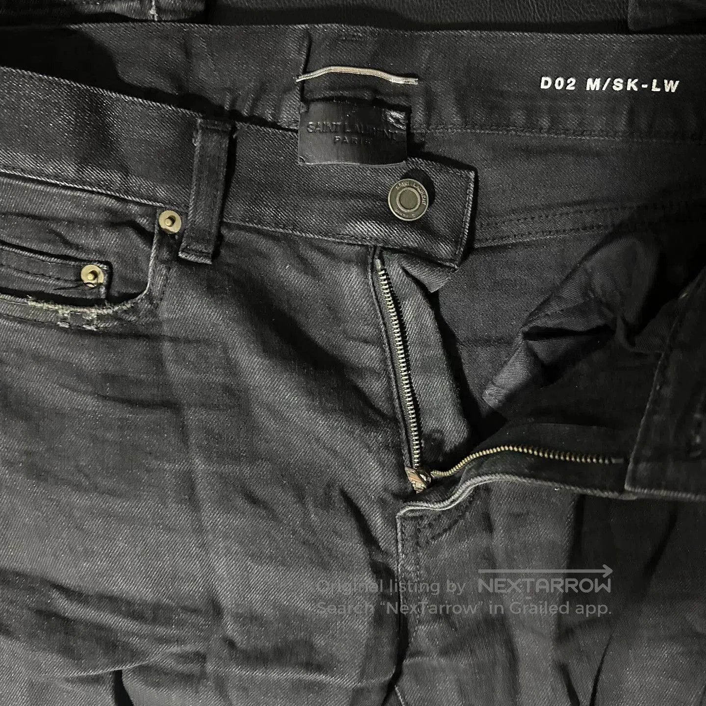Hedi Slimane Saint Laurent D02 Skinny Distressed Jeans. Size US 29 - 7 Thumbnail