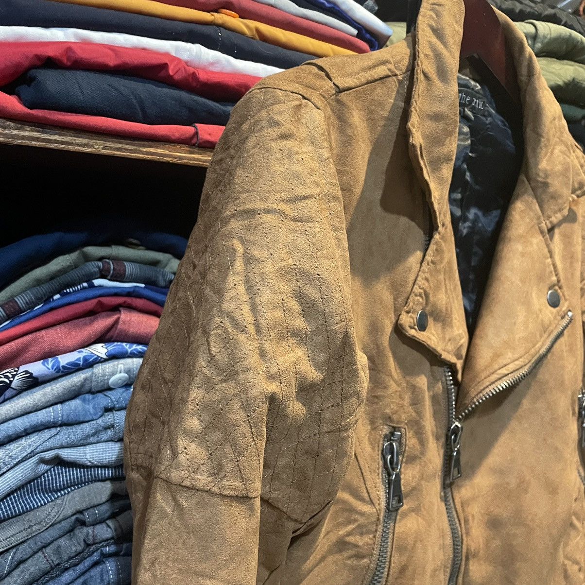 If Six Was Nine × In The Attic × Japanese Brand In The Attic Japan Double Breasted Biker Jacket Brown Size US M / EU 48-50 / 2 - 6 Thumbnail