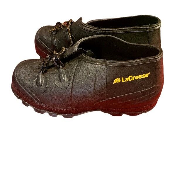Other LaCrosse Men's Black Rubber Rain or Snow Over the Boot or Sh Size US 9 / EU 42 - 3 Thumbnail