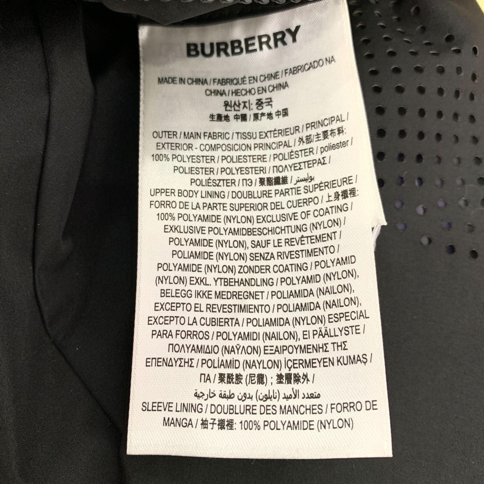 Burberry Burberry Black Hooded Zip-Up Jacket M Size M / US 6-8 / IT 42-44 - 3 Thumbnail