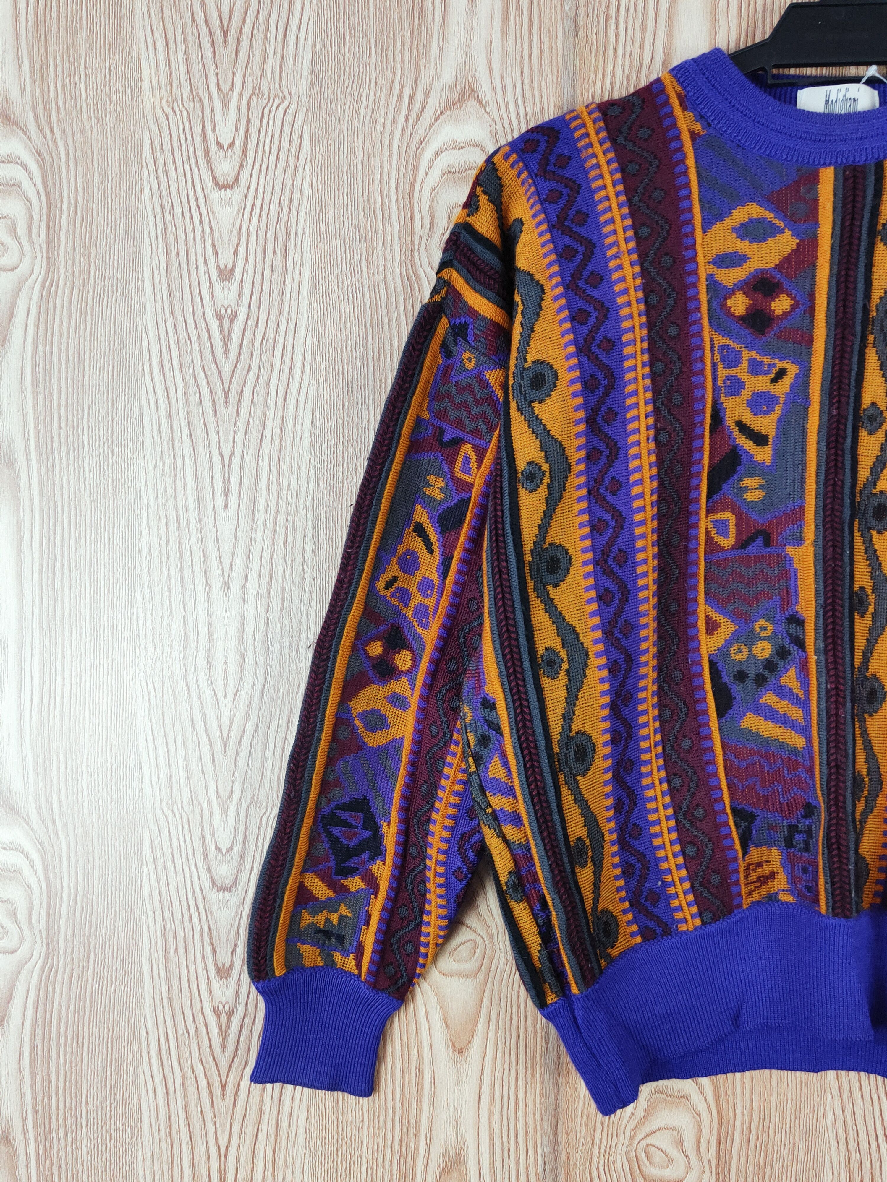 Homespun Knitwear Modigliani Purple Knitwear Sweatshirts #W661 Size US S / EU 44-46 / 1 - 3 Thumbnail