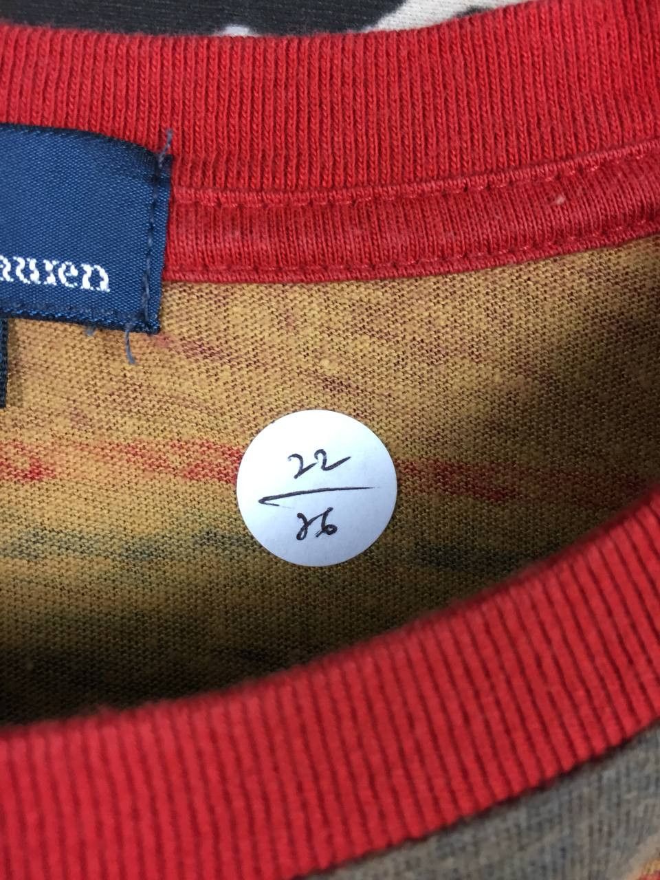 Polo Ralph Lauren Vtg Polo Ralph Lauren Multicolor Striped Pocket Tee Size US L / EU 52-54 / 3 - 10 Thumbnail