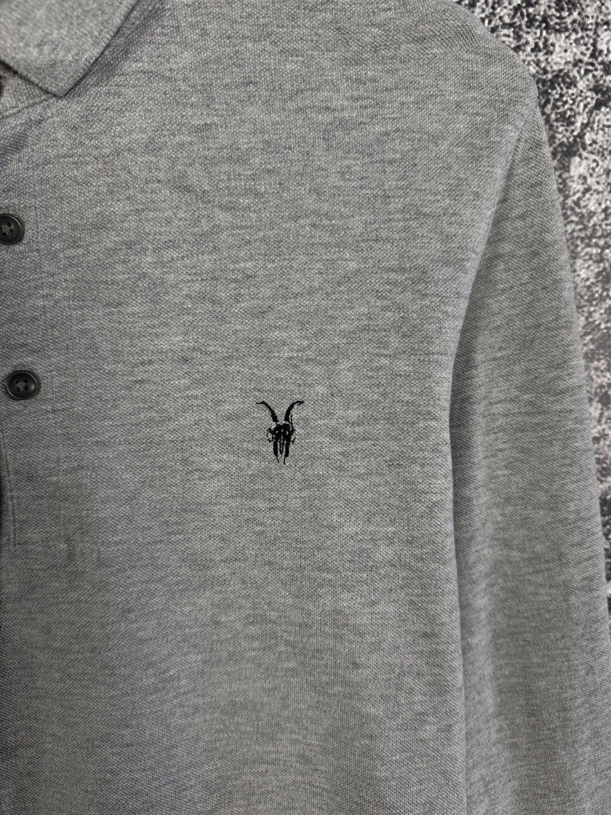 Allsaints Allsaints Sandringham Long Sleeve Polo Shirt Luxury Size M Size US M / EU 48-50 / 2 - 6 Thumbnail