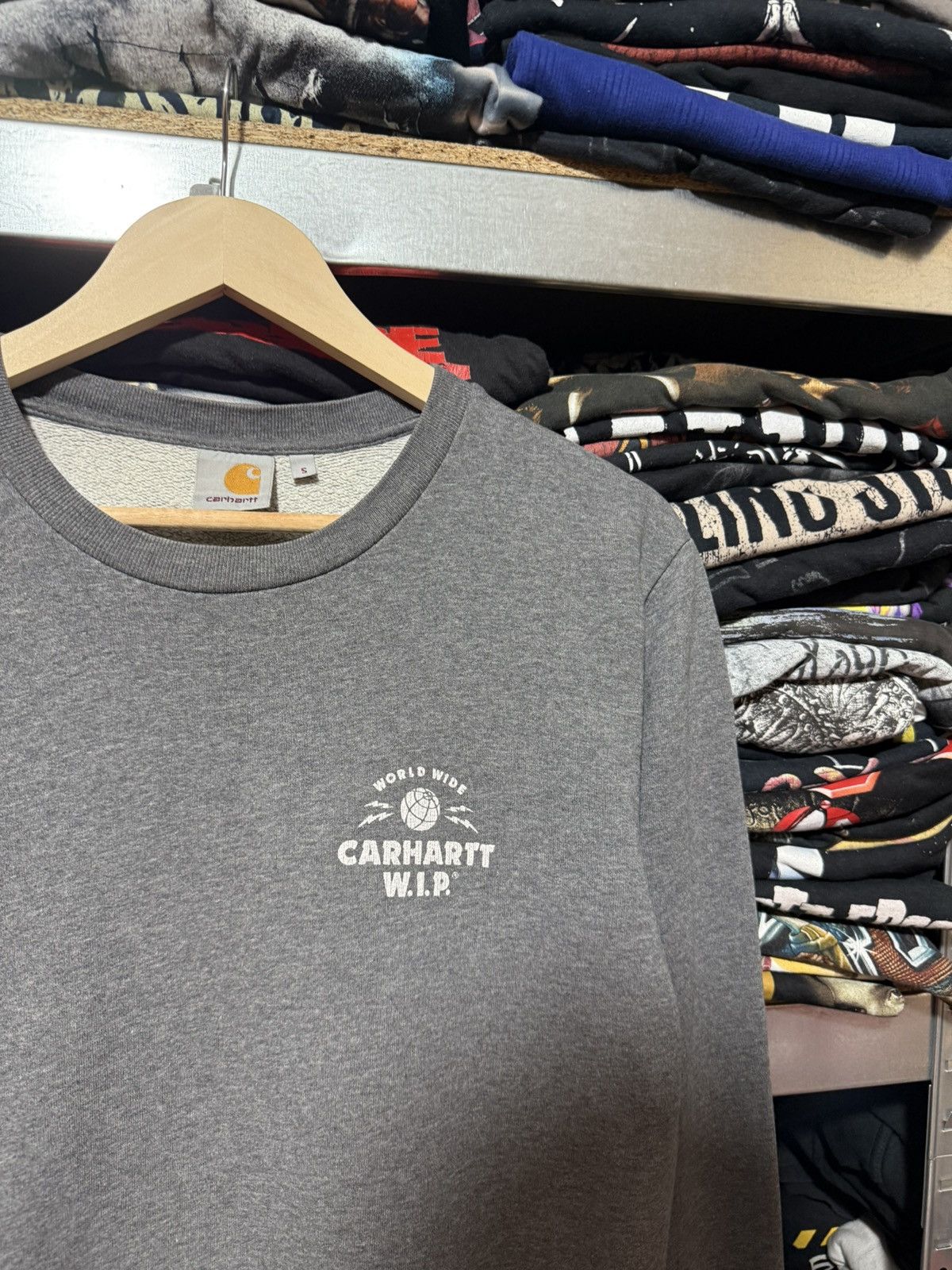 Carhartt Rare Carhartt WIP Love Progress Outdoor Sweatshirt Y2K Hype Size US S / EU 44-46 / 1 - 3 Thumbnail
