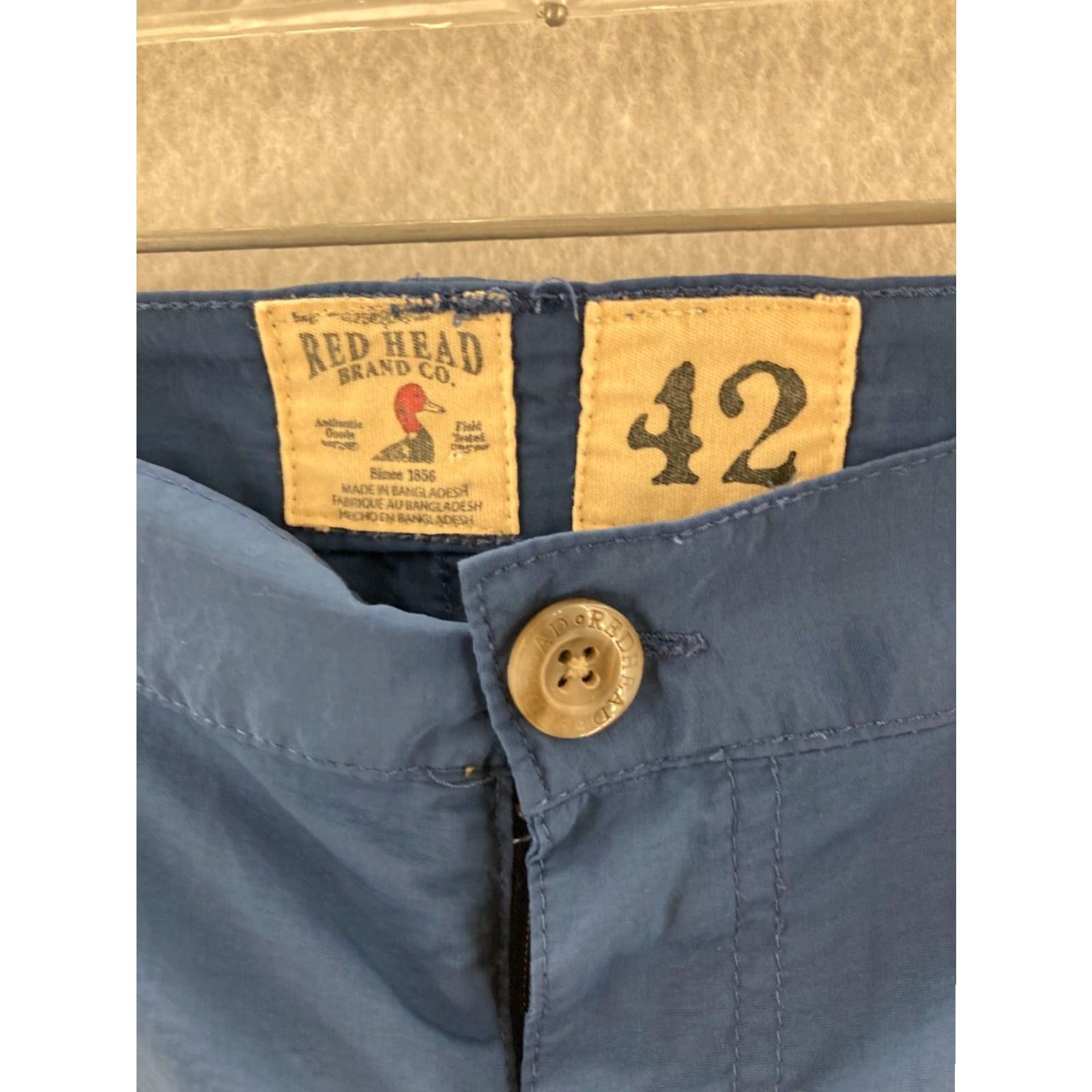 Vintage RedHead Mens High Rise Cargo Shorts Navy Blue Size 42 Regular Size US 42 / EU 58 - 6 Thumbnail