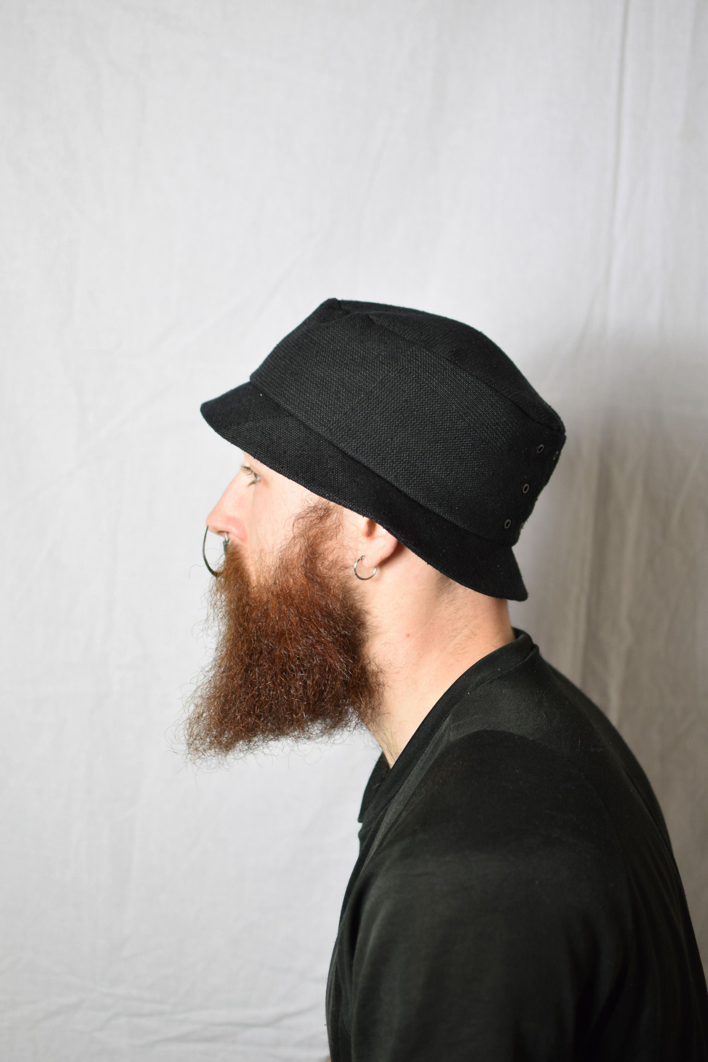 Devoa Devoa Silk-Linen Bucket Hat Size ONE SIZE - 3 Thumbnail