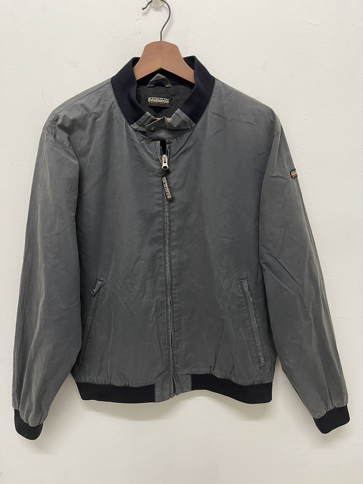 Napapijri 90’s NAPAPIJRI GEOGRAPHY LIGHT VARSITY JACKET STREETWEAR Size US L / EU 52-54 / 3 - 1 Thumbnail