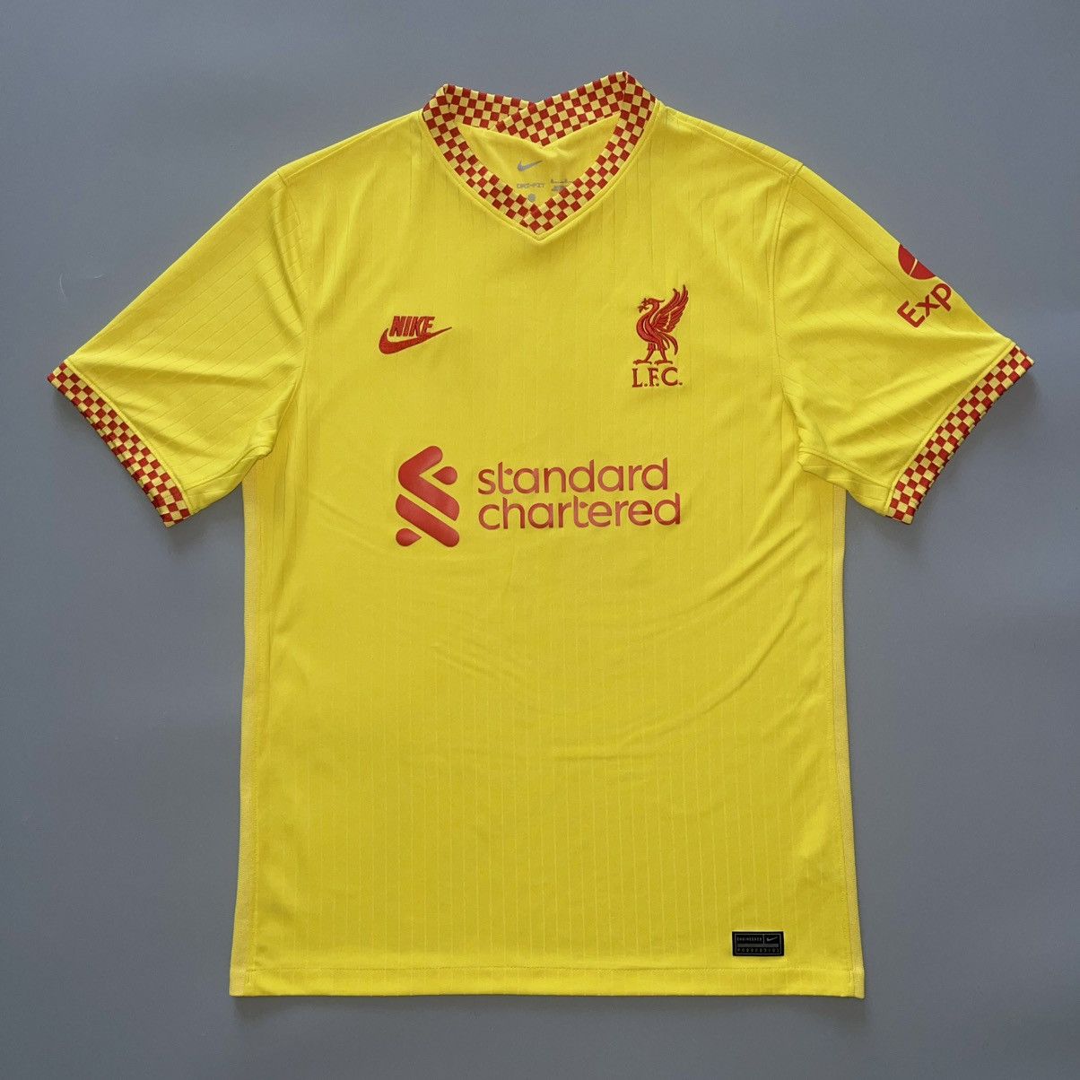 Nike × Vintage LIVERPOOL NIKE 2021/2022 FOOTBALL THIRD JERSEY #4 VIRGIL Size US M / EU 48-50 / 2 - 2 Thumbnail