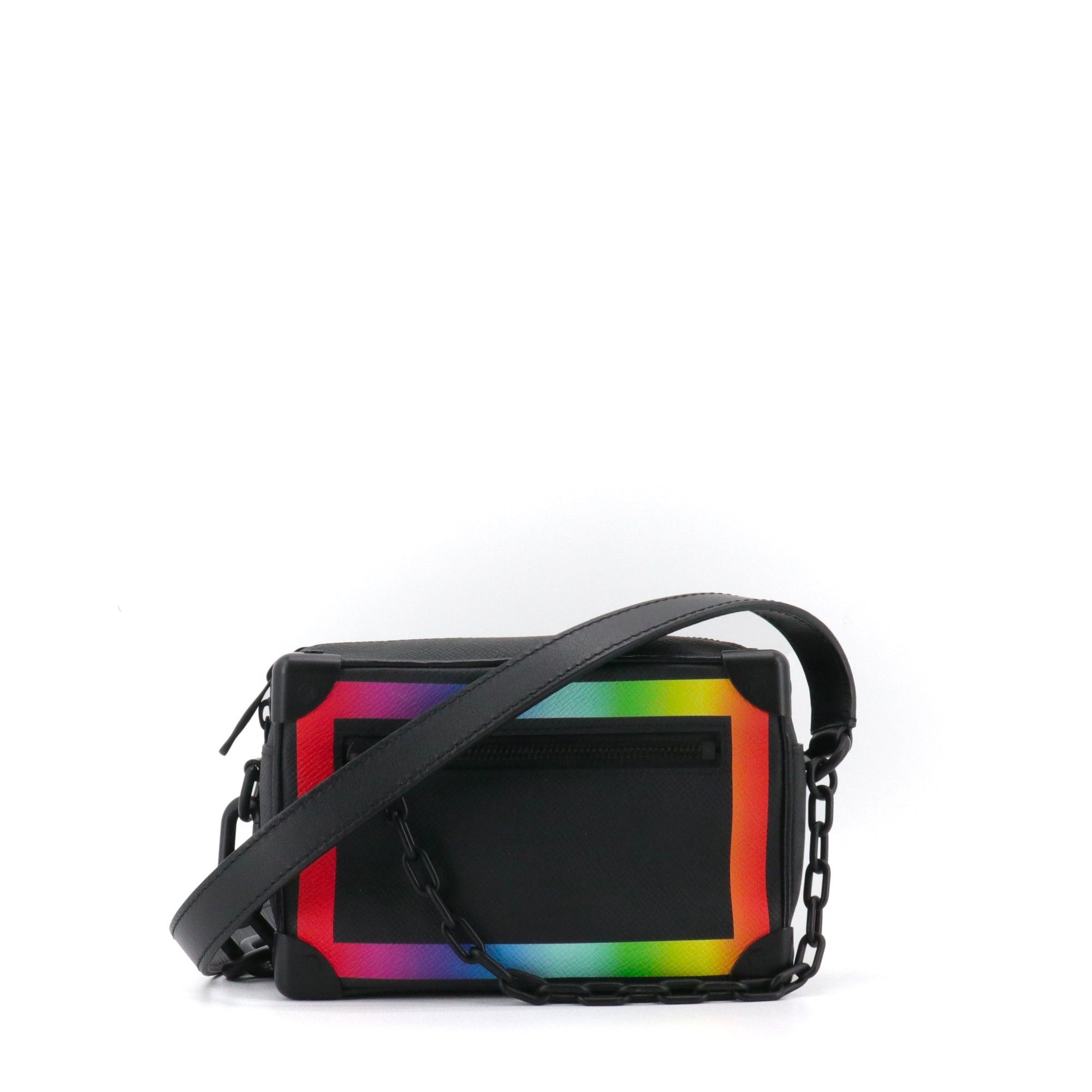 Louis Vuitton LOUIS VUITTON - Louis Vuitton Soft Trunk Shoulder Bags in Taiga Rainbow Leather Size ONE SIZE - 1 Thumbnail