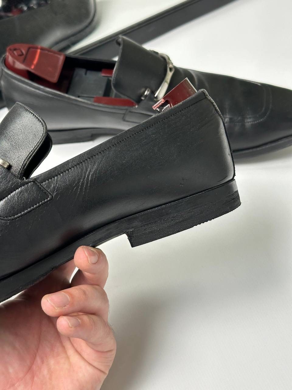 Gucci Gucci 00s By Tom Ford Horsebit Black Leather Loafer Size US 9 / EU 42 - 10 Thumbnail