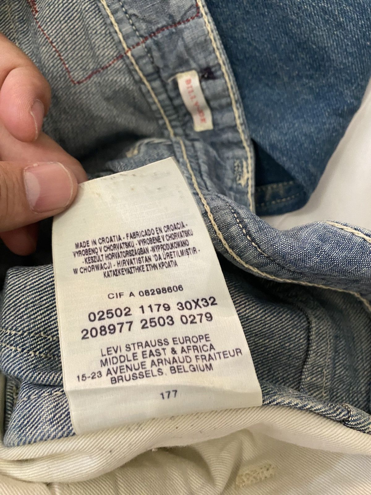 Levi's Levis very rare billy joe Size US 30 / EU 46 - 5 Thumbnail