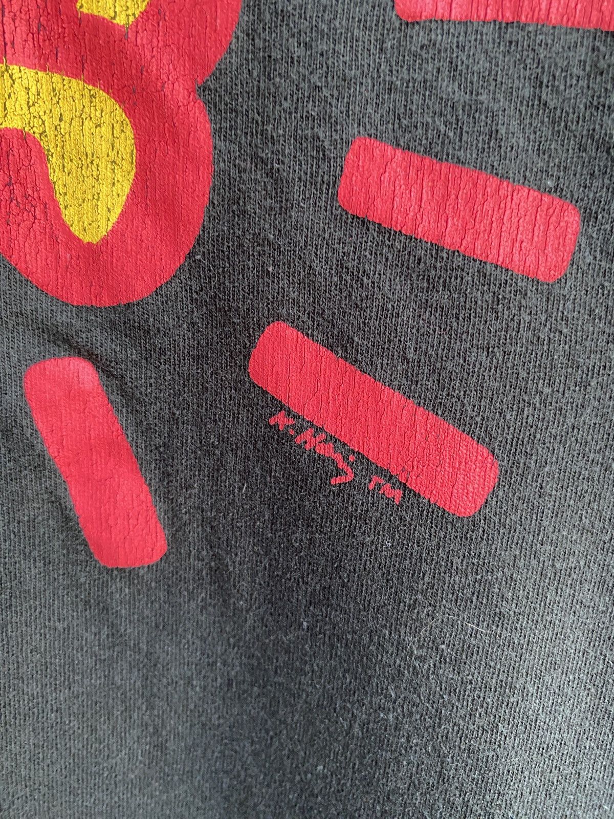Keith Haring VINTAGE 90 KEITH HAIRING BIGLOGO T-shirt Size US XL / EU 56 / 4 - 3 Thumbnail