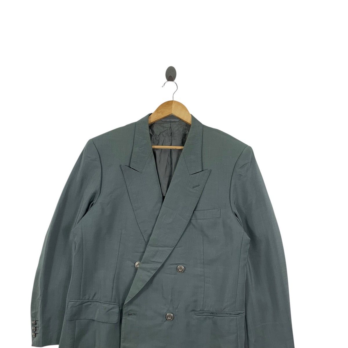 Vintage Vintage NINA RICCI MONSIEUR Collection Double Breasted Coat Size US XXL / EU 58 / 5 - 2 Thumbnail