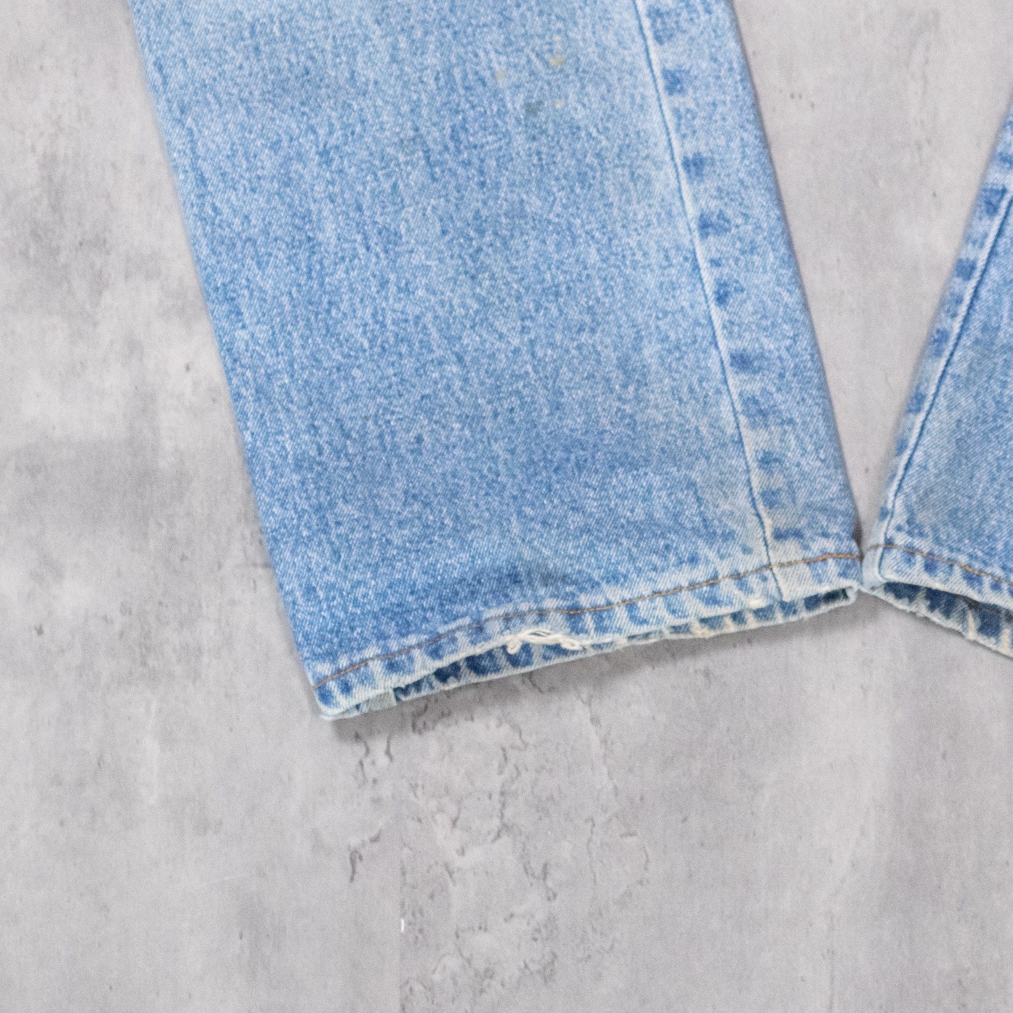 Chaps Ralph Lauren Vintage 1990's Ralph Lauren Distressed Baggy Denim Pant's Size US 39 - 6 Thumbnail