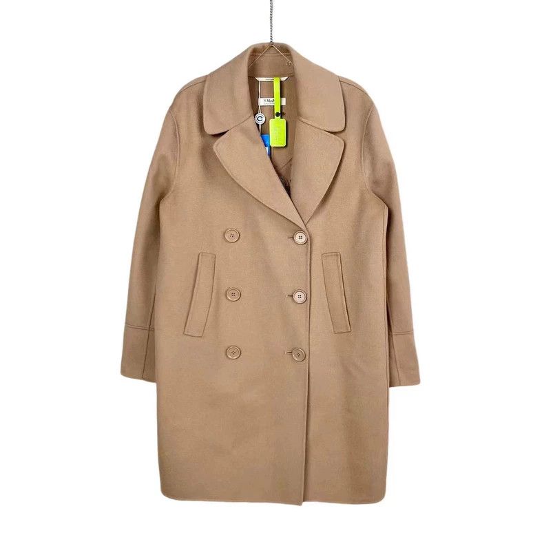 Other Max Mara Desert Yellow Wool Coat Size L / US 10 / IT 46 - 1 Thumbnail