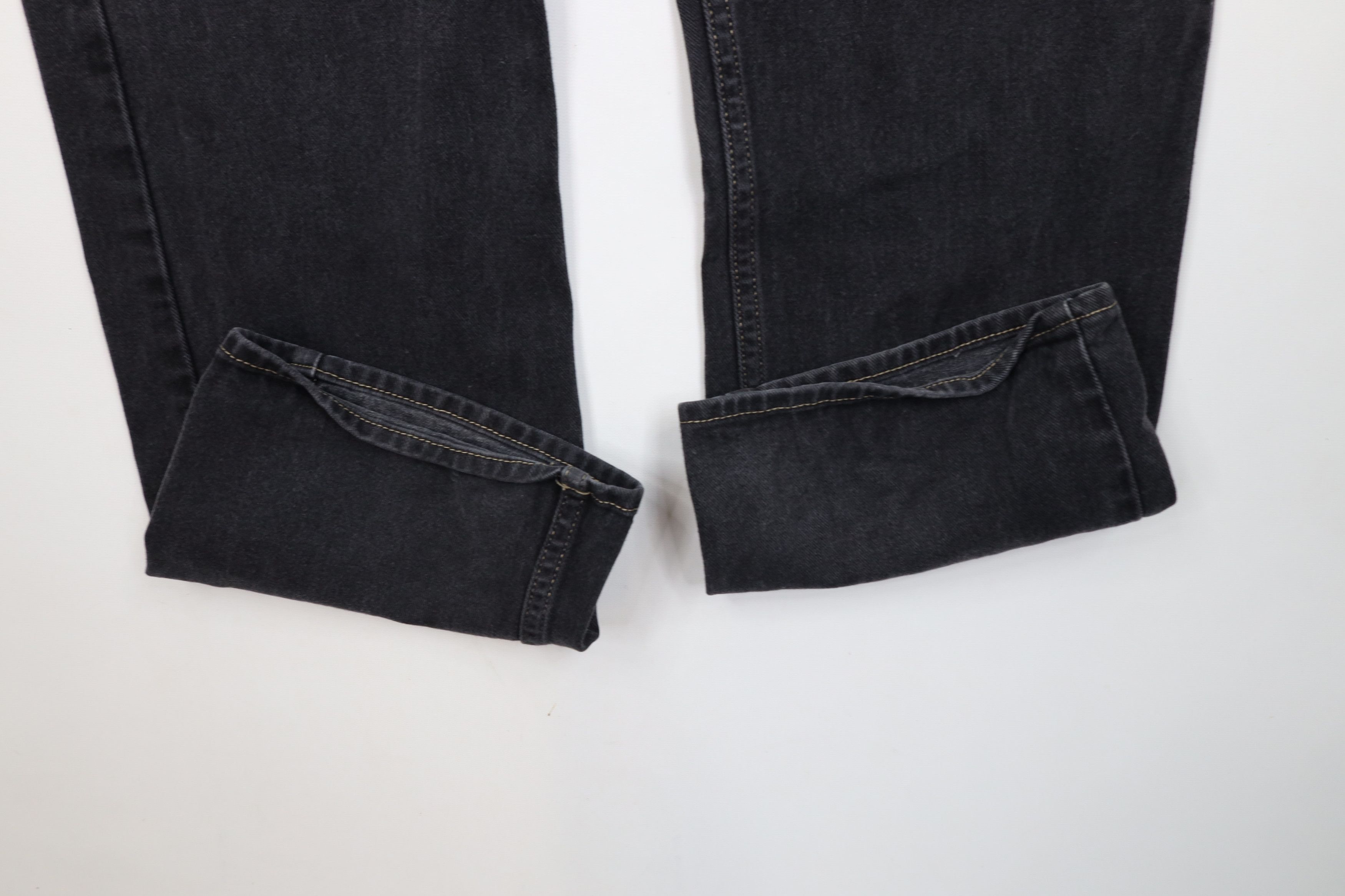 Tommy Hilfiger Vintage 90s Tommy Hilfiger Baggy Wide Leg Denim Jeans Black Size US 32 / EU 48 - 5 Thumbnail