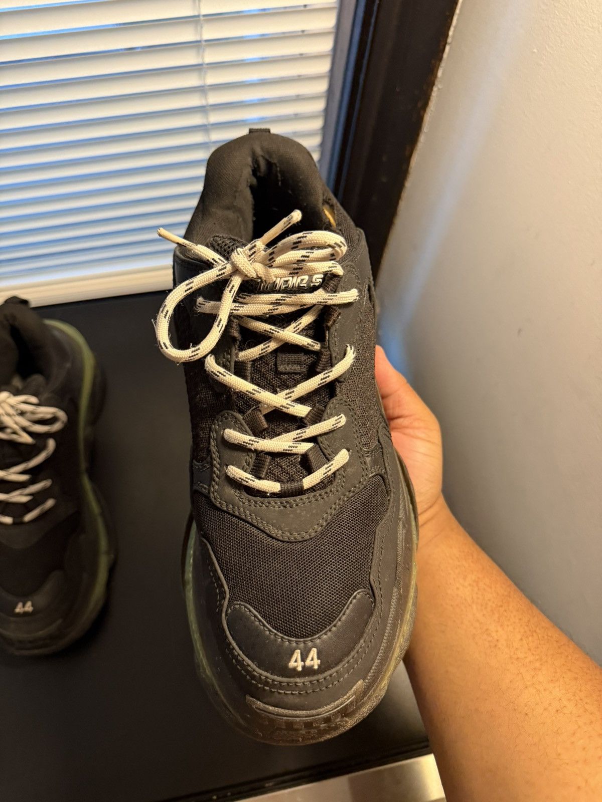 Balenciaga Balenciaga Triple S Black Green Sole Size 11 US / 44 EU Size US 11 / EU 44 - 6 Thumbnail