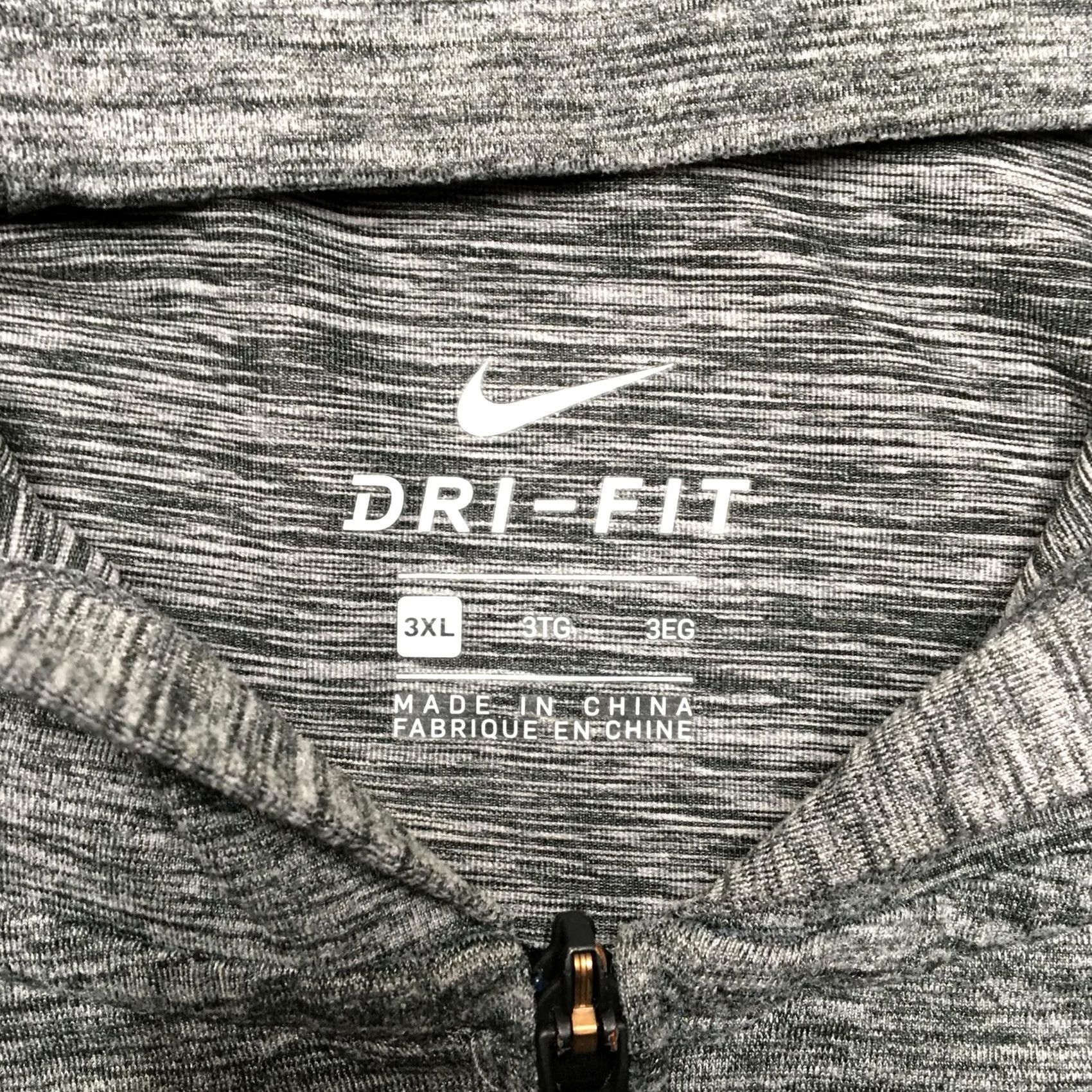 Nike Nike Hoodie Mens 3XL Gray Dri-FIT 1/4 Zip Lightweight Pullover Shirt Size US XXL / EU 58 / 5 - 5 Thumbnail