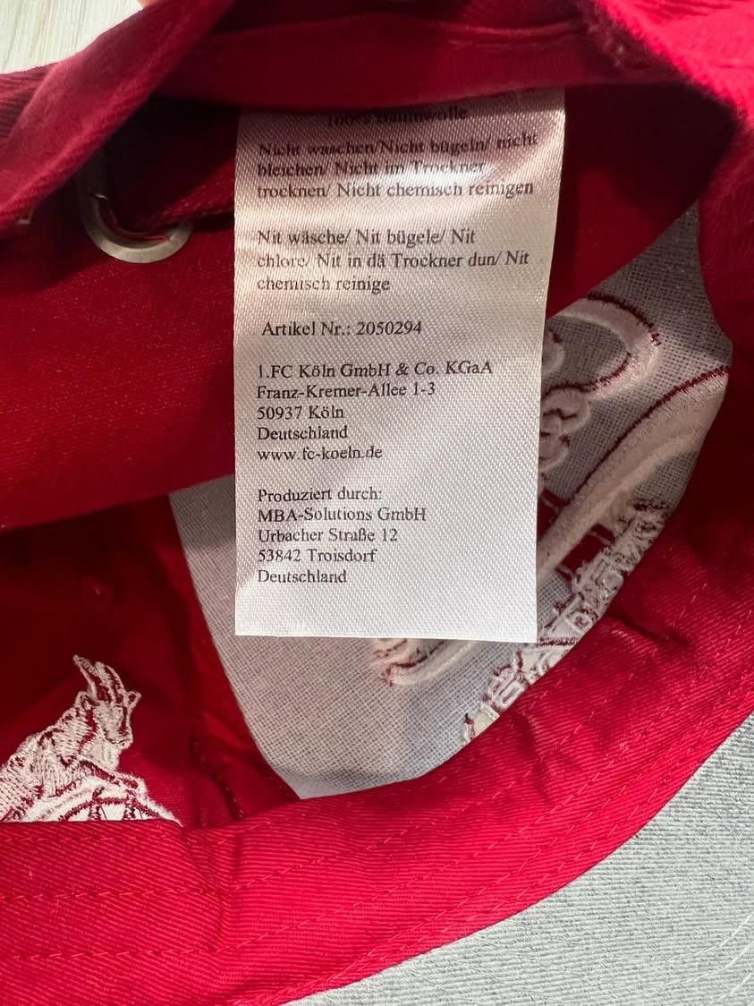 Other 1 FC Koln Lindenalle cap cologne Size ONE SIZE - 6 Thumbnail