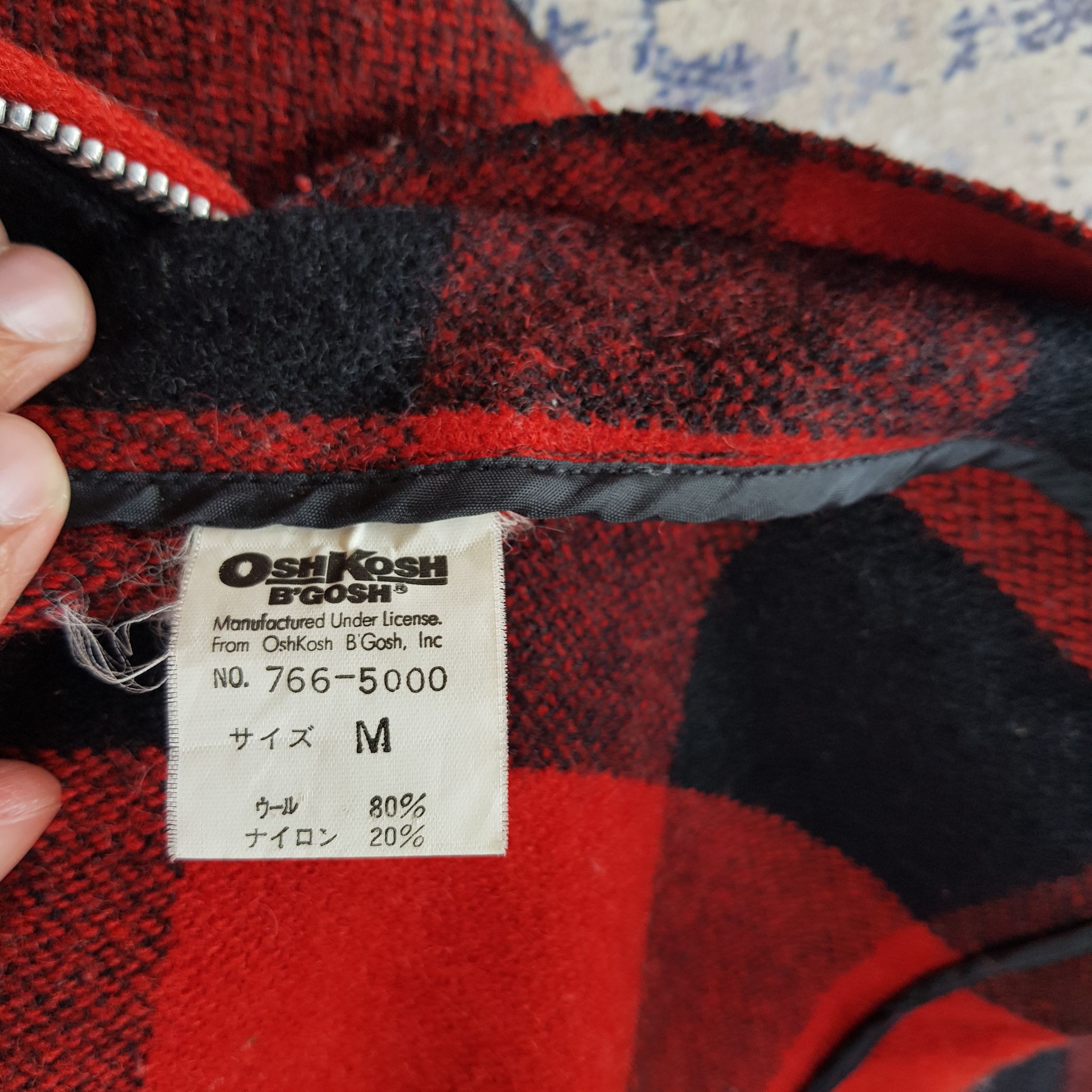 Japanese Brand × Vintage Vintage Oshkosh Wool Jacket Bondage Multi Pocket Wool Jacket Size US M / EU 48-50 / 2 - 6 Thumbnail