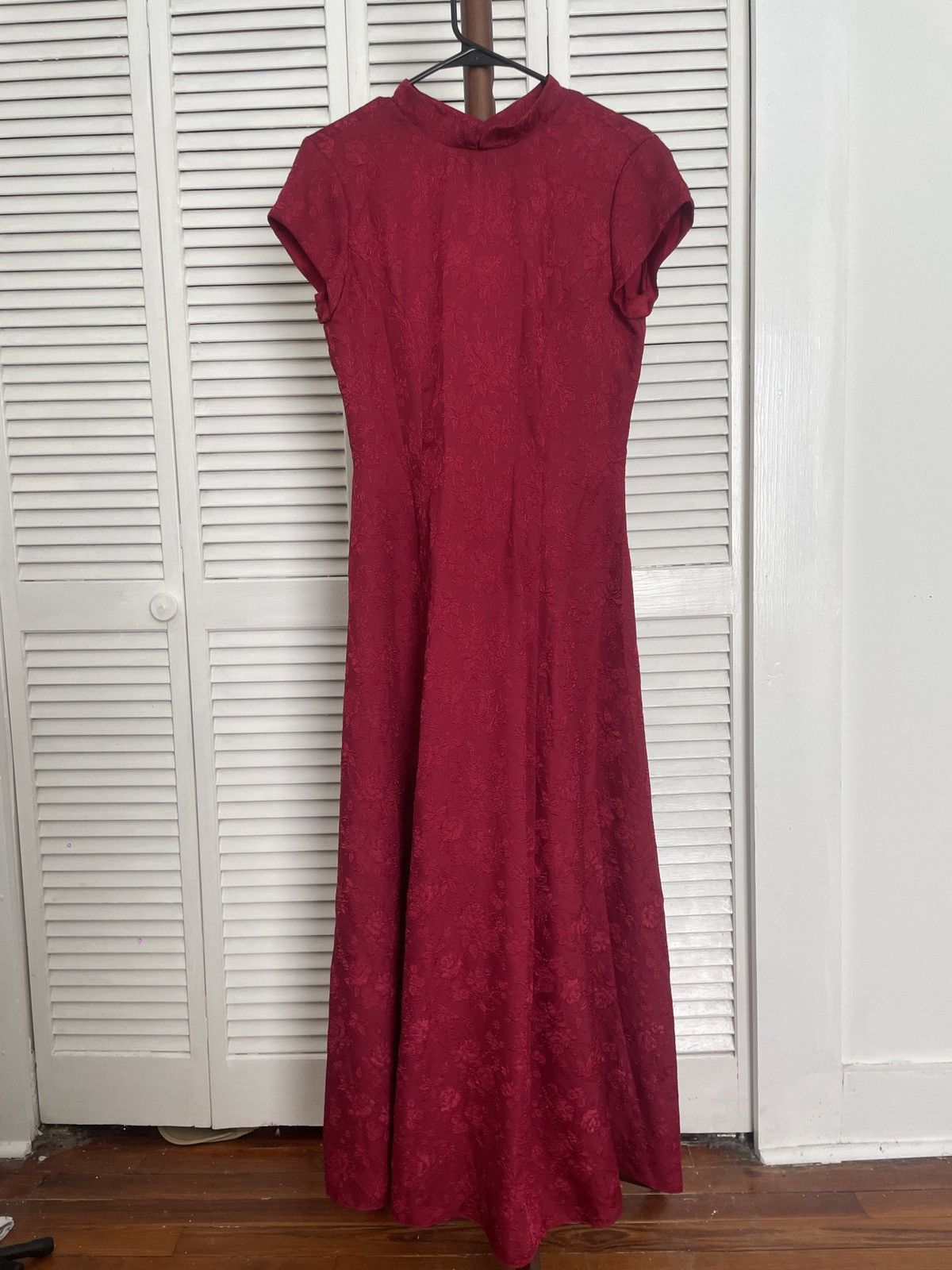 Vintage Red vintage dress from 1950s Size L / US 10 / IT 46 - 4 Thumbnail