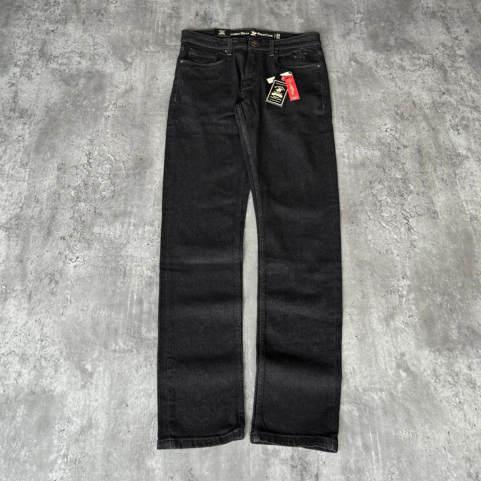 Beverly Hills Polo Club × Japanese Brand × Vintage Vintage Y2K Beverly Hills Polo Club Black Grunge Opium Jeans Size US 32 / EU 48 - 2 Thumbnail