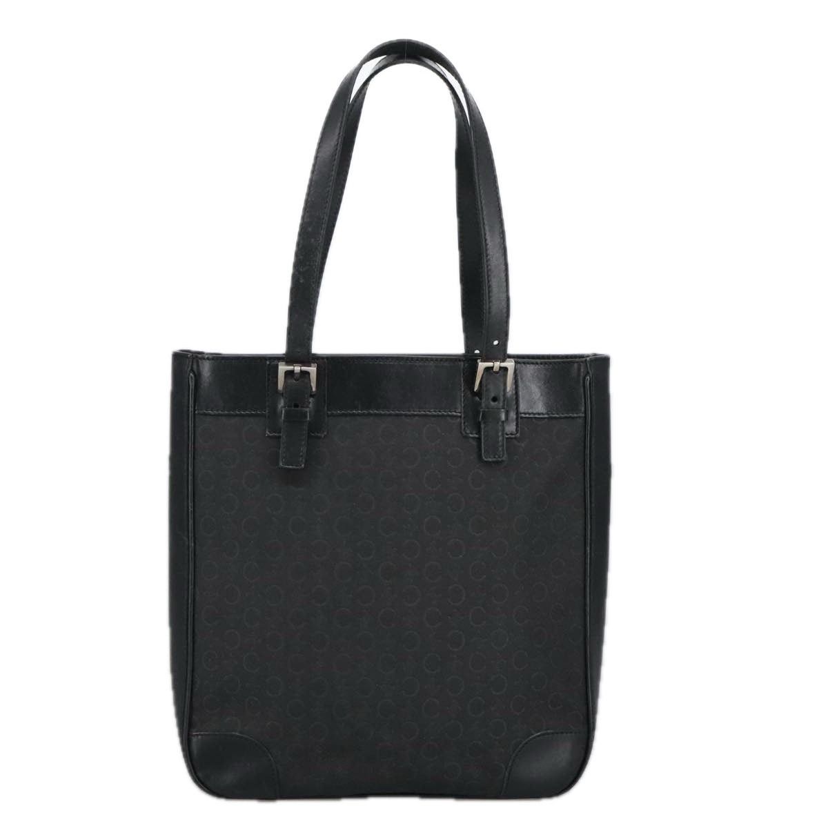 Celine CELINE C Macadam Canvas Shoulder Bag Black Size ONE SIZE - 3 Thumbnail