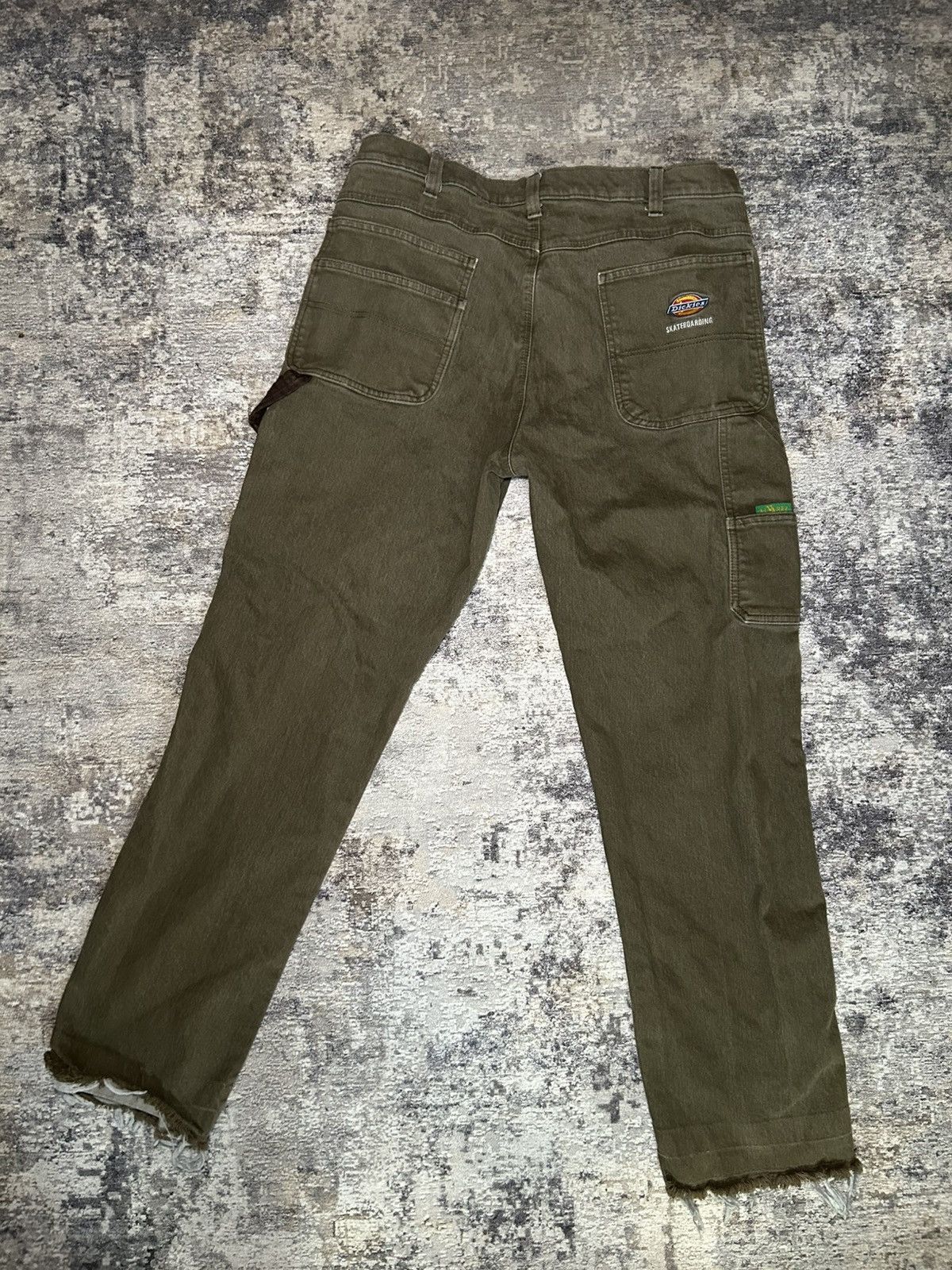 Dickies Olive Green Dickies Skateboard Pants Size US 34 / EU 50 - 3 Thumbnail