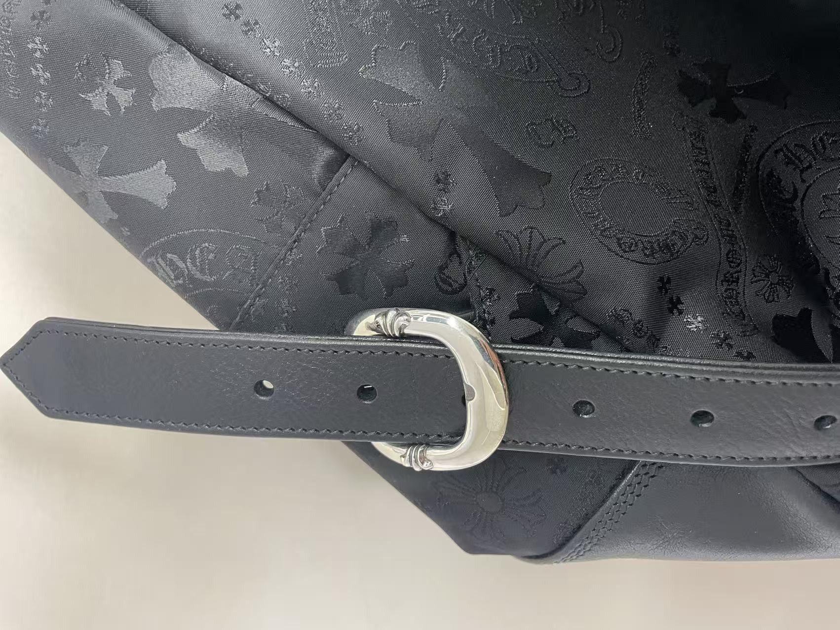 Chrome Hearts Chrome Hearts Nylon Tonal Monogram Cross Backpack Size ONE SIZE - 14 Thumbnail